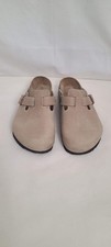 BIRKENSTOCK BOSTON WAXY OILED LEATHER TOBACCO BROWN SOFT FOOTBED size 39