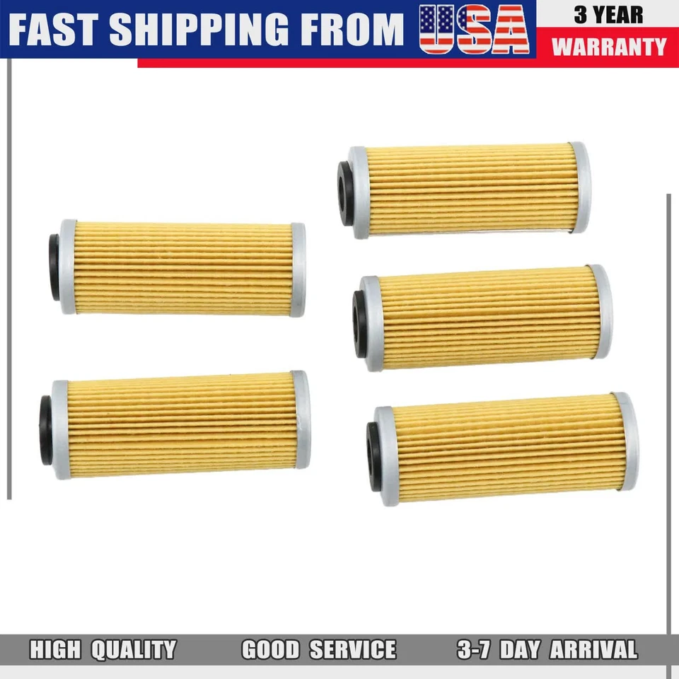 Juego de 5 filtros de aceite nuevos para Husqvarna FE501 2017-2025 FE501S 2020-2025 EE. UU. Foto 2 de 4