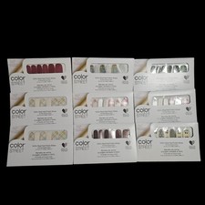 Color Street Nail Polish Strips Lot of 9 Easter, Halloween St. Patricks Holiday