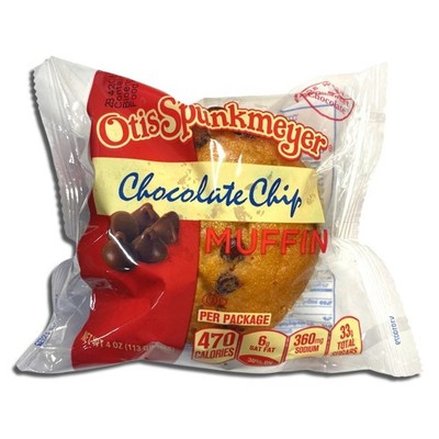 10x- Otis Spunkmeyer Otis Spunkmeyer Individually Wrapped CHOCOLATE CHIP Muffins
