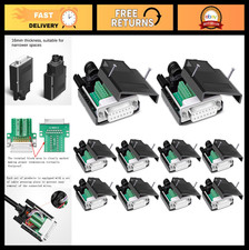 10PCS Solderless DB15 Serial to 15-Pin Female Adapter Connectors - Easy Install