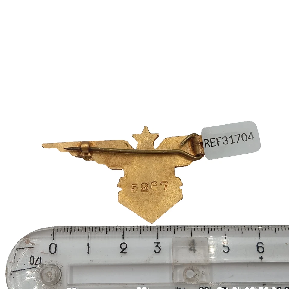 I24/11/25 (REF31704) Rare insigne FAFL numéroté 39/45 WW2 french MEDAL - Photo 4/4