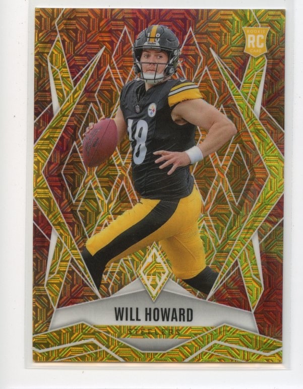 2025 Panini Phoenix Premium Box Set WILL HOWARD #165 RC FIREBURST 298/350