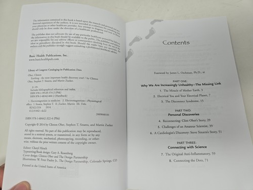 Earthing 2nd Ed Clinton Ober Stephen T. Sinatra Martin Zucker 2014 Paperback - Picture 5 of 5