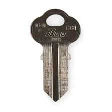 Kaba Ilco 1041G-Cg1 Key Blank, Brass, Chicago Lock, Pk10