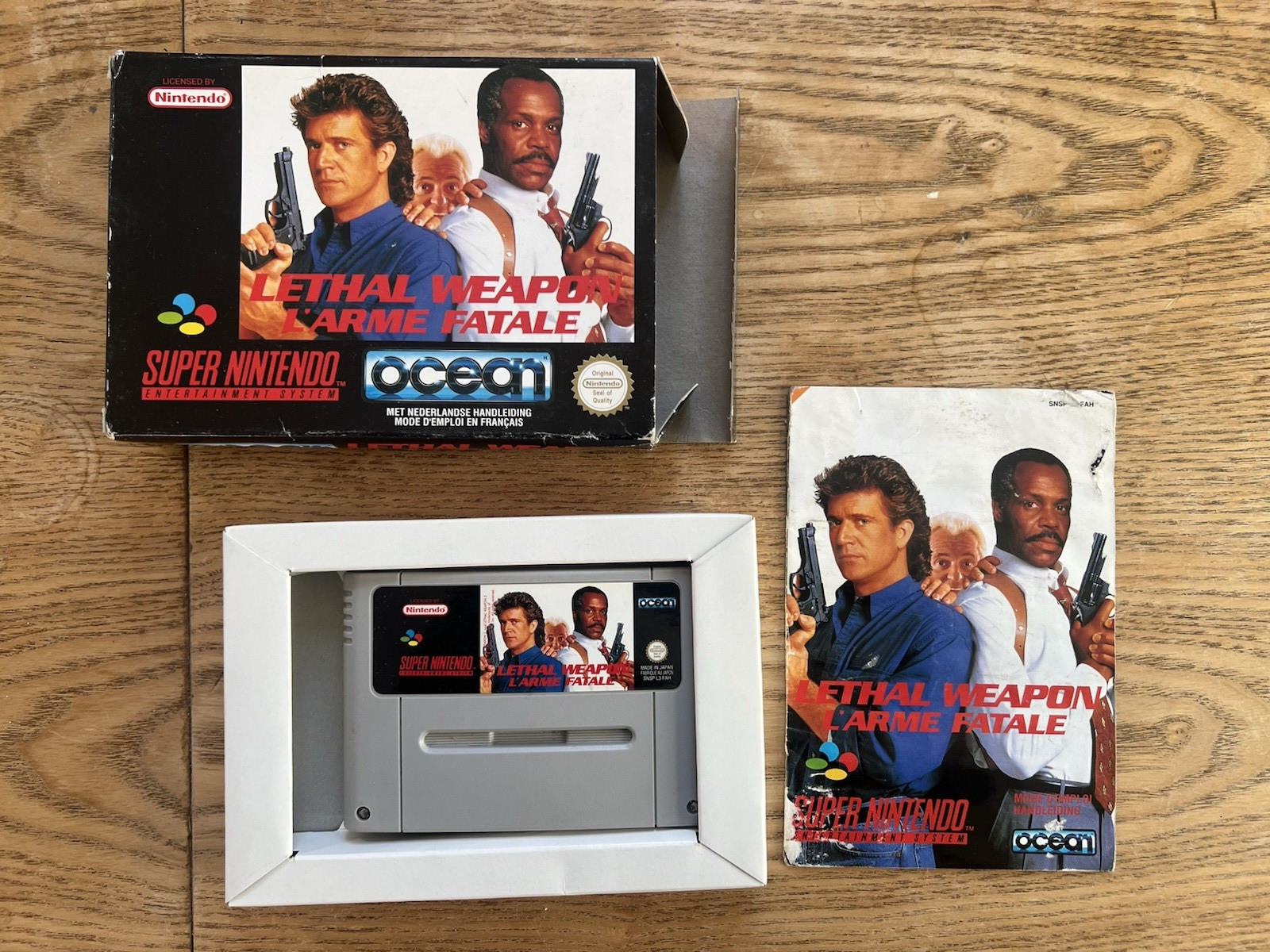 L'arme fatale Lethal weapon complet très bon état FAH pour Super Nintendo SNES