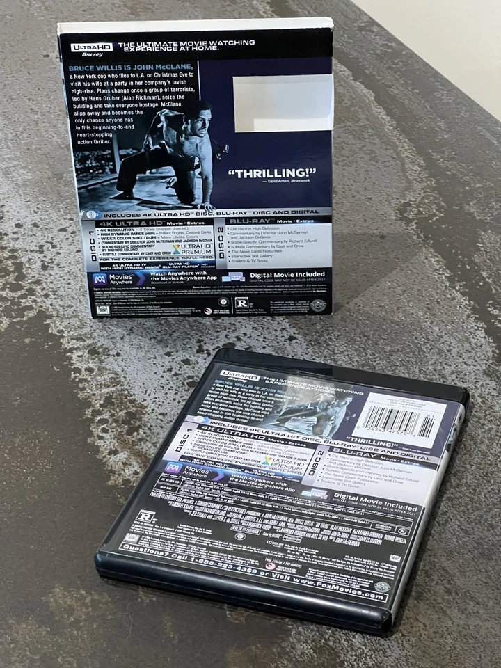 Die Hard [30th Anniversary] (USA 4K UHD Blu-ray/Blu-ray, 1988) with Slipcover  - Image 2 of 4