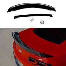 Rear Wing Spoiler Glossy Black Fits For Chevrolet Camaro Zl1 Wickerbill 2014-15 Rear Wing Spoiler Glossy Black Fits For Chevrolet Camaro Zl1 Wickerbill 2014-15