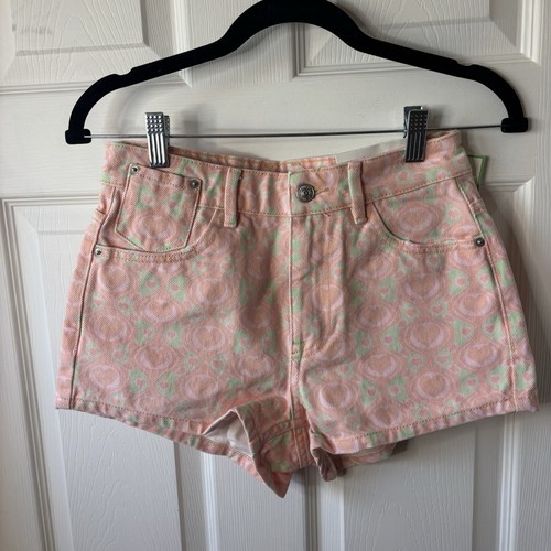 Women’s Pimkie shorts Size 34 Pink NWT hearts All Over