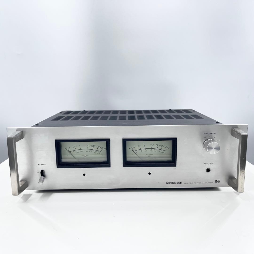 パイオニア M-73 C-73 F-73 プリメインチューナーセット 動作確認済 Pioneer M-73 Power Amplifier C-73 Preamplifier F-73 Tuner Stereo