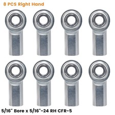 8 Pcs 516-24 Rh Thread X 516bore Female Heim Joints Rod Endscfr-5 8 Pcs 516-24 Rh Thread X 516bore Female Heim Joints Rod Endscfr-5