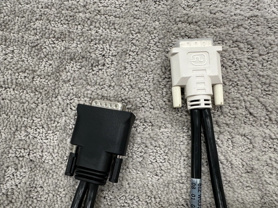 (2) DMS-59 to Dual DVI adapter Y cable splitter & VGA Female, DVI-I Female PC - Image 4 of 4