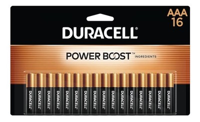 Duracell 4330209240 AAA Alkaline Batteries with Power Boost ingredient- 16 Count