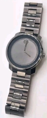 Movado Bold Men's Grey ION Plated Stainless Band Swiss Quartz Watch 3600259 - Picture 3 of 7