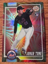 2026 Topps Chrome Jonah Tong Radiating Rookie RC #RR-11 Mets ??