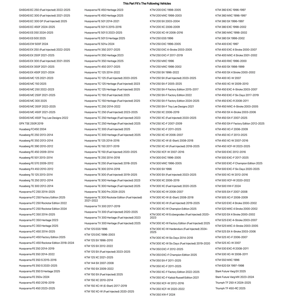 Tusk Solid Typhoon Mud Brake Rotor, Front For HUSQVARNA FE 350 S 2015-2016 - Image 4 of 4