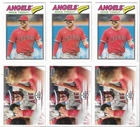 MIKE TROUT (LOS ANGELES ANGELS) - 2025-26 MLB BASEBALL BASE CARDS - 11 CARD LOT