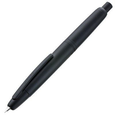 Jinhao 10 Press Fountain Pen with Box, Matte Black Retractable Fine Nib with ...