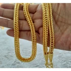 Necklace Chain 24" inches GP Gold Micron Plated Weight 10 Baht Thai Amulet