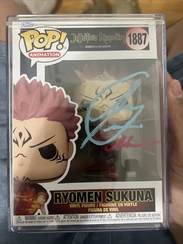 Jujutsu Kaisen Sukuna Autographed Funko pop Ray chase