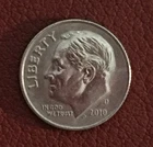 2010 D  Roosevelt Dime - Actual coin - Free shipping.