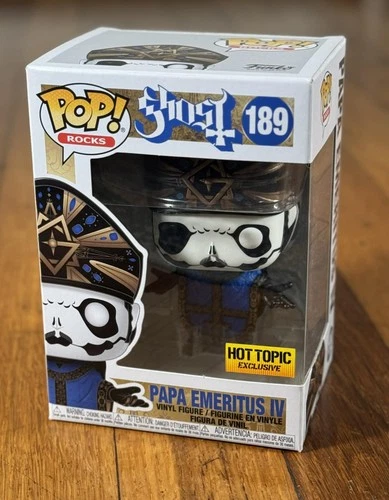 Funko Pop! Rocks Ghost Papa Emeritus IV #189 Hot Topic Exclusive Vinyl Figure