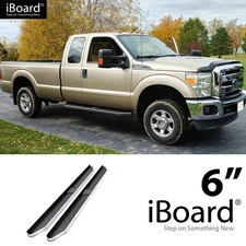 APS Running Board Polished 6" Fit Ford F250 F350 SuperDuty SuperCab 99-16