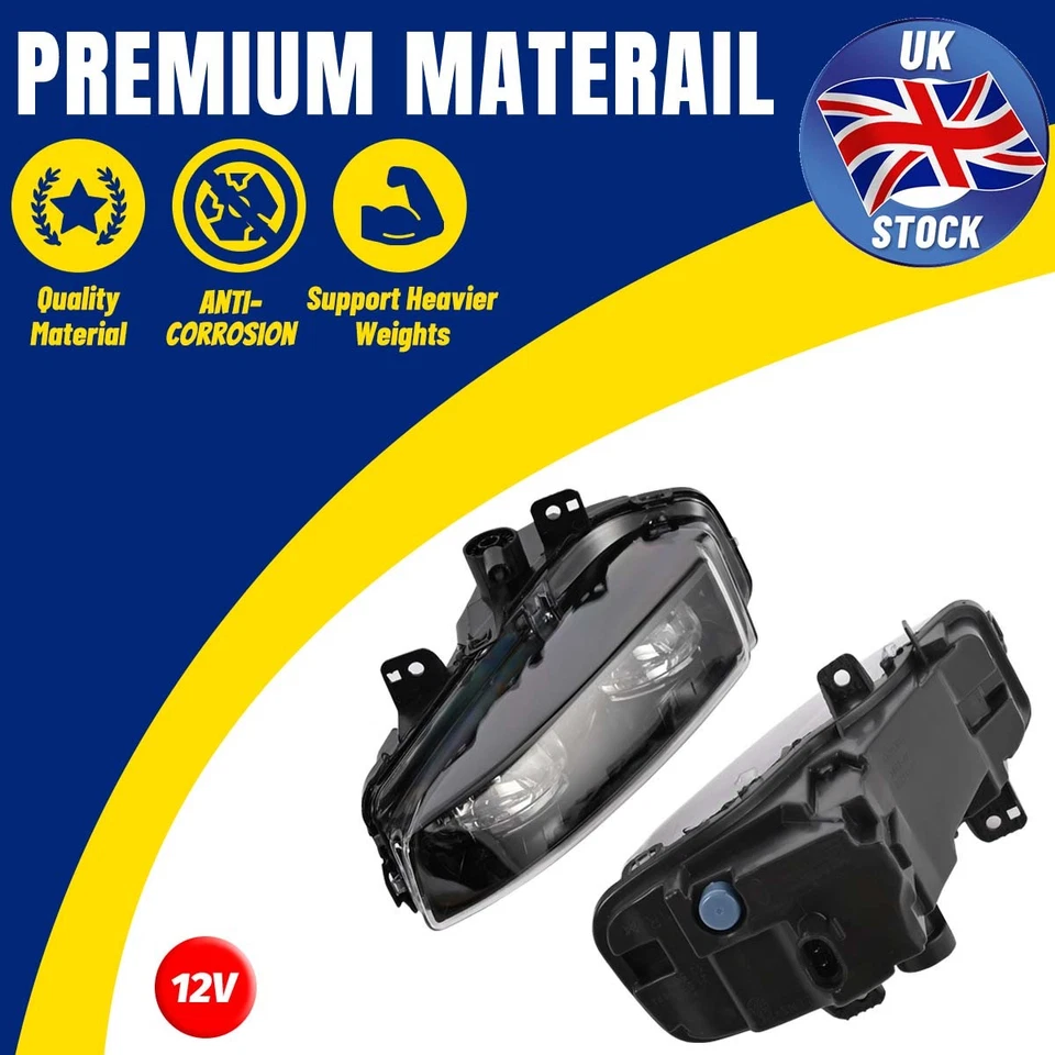 LED Nebelscheinwerfer Lampe schwarz links+rechts für Range Rover Evoque L538 2011-2015 - Bild 3 von 4