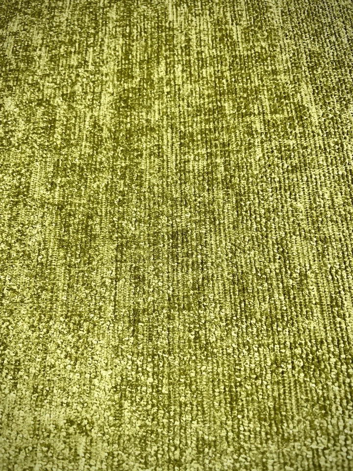 Chenille Green Fabric Solid Color Sewing Dining Chair Cover Upholstery Cushion - Image 4 of 4