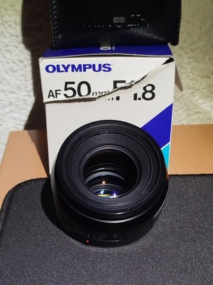 Olympus Af OM 50mm F1,8 Objektiv mit OVP Für AF OM Kameras Z.B Om-101