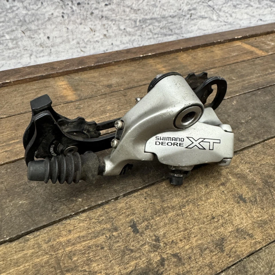 Vintage Shimano Deore XT RD-M760 Rear Derailleur 9 Speed Long Cage Japan MTB - Image 2 of 4