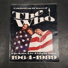 The Who The Kids Are Alright Tour 1964-1989 Concert Program Book