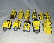Paw Patrol True Metal Diecast Car Vehicle Lot of 11 RUBBLE Toy Play Yellow Dog