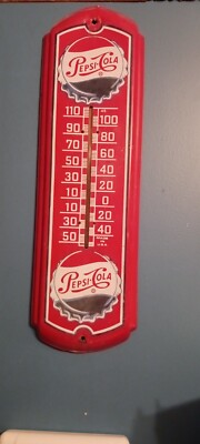 Original Pepsi-Cola Thermometer Made in USA Very good condition