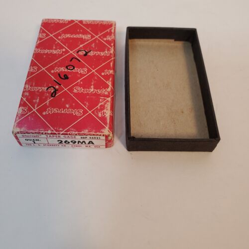 Starrett 269MA Taper Gage 2 to 12mm Box Case USA 8 Leaves Machinist Tool - Picture 3 of 11
