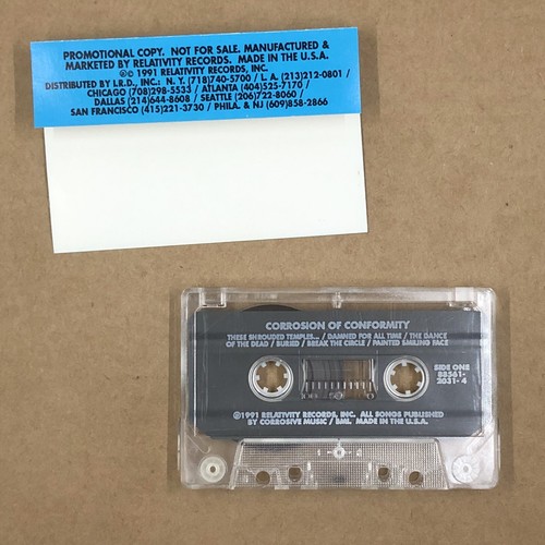 CORROSION OF CONFORMITY Cassette Tape 90s Metal Thrash BLIND ADVANCE PROMO - Picture 2 of 6