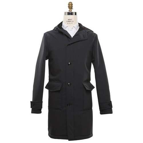 NEW KITON COAT PL WOOL PU EA SIZE 40 US 50 EU S21G718