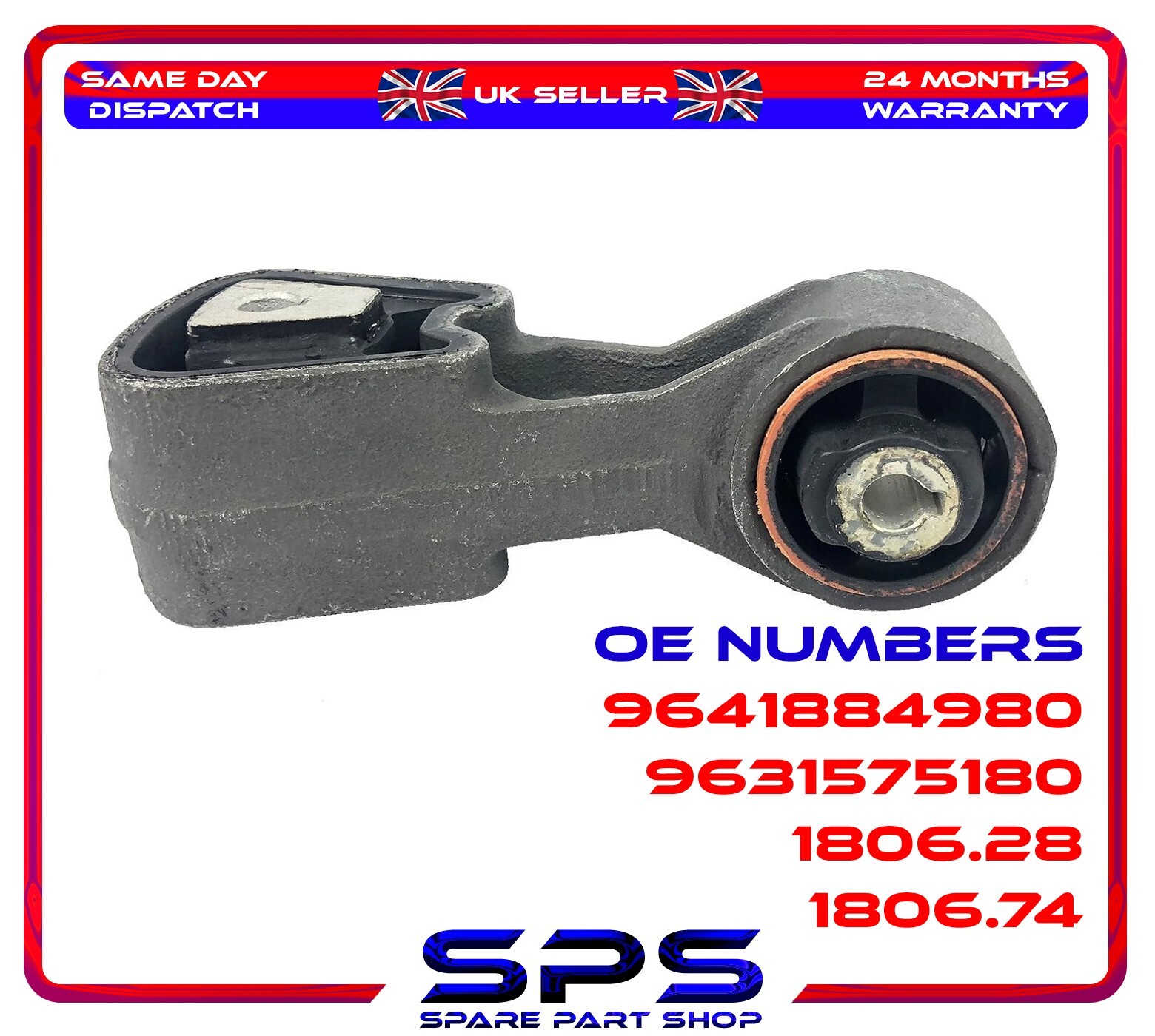 Engine Mounting Upper Right For Citroen C5 Dispatch Peugeot 406 407 508 1806.28