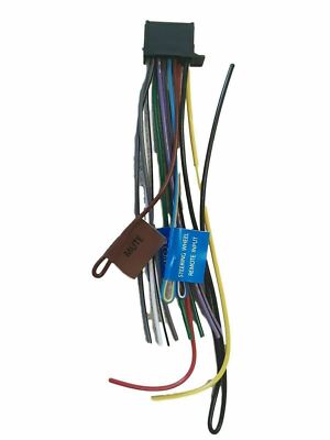 Replacement Wire Harness For Kenwood KDC-HD548U, KDC-X395, KDC-X396 Car Stereos