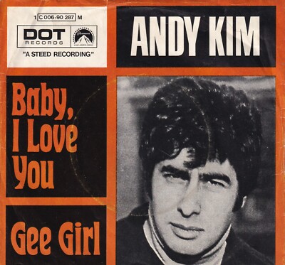 7'' Single - Andy Kim - Baby, I love you