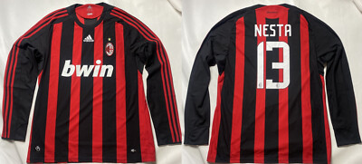 Alessandro Nesta AC MILAN LONGSLEEVE Shirt jersey Adidas 2008
