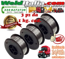 BOBINA FILO ANIMATO SALDATRICE 3 PZ Ø 0,9 MM DA 1,0 KG NO GAS TELWIN DECA AWELCO