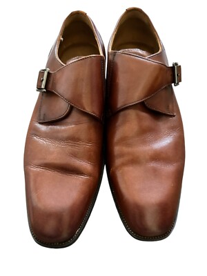 MAGNANNI ‘MARCO’ MENS BROWN CUERO CALF SKIN LEATHER SIZE 9.5M $399 Magnanni Loafers Men main image 4