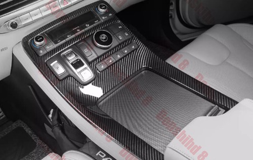 Carbon Fiber Central Console Gear Shift Panel Trim For Hyundai Palisade 2022-25 - Bild 8 von 8