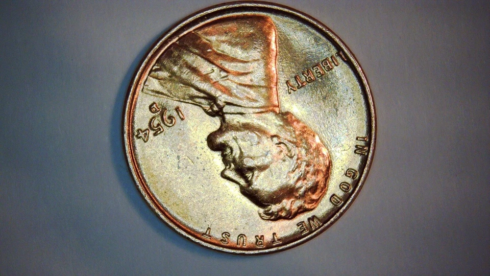 1954D Red Lincoln Wheat Cent w/RPM "D" Mint Mark, with Strong DDO Errors - Image 2 of 4