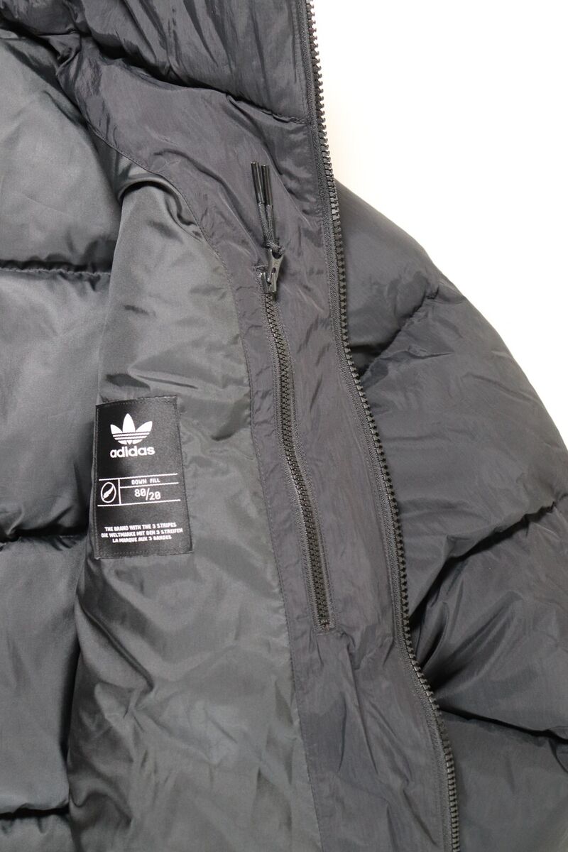 adidas Adicolor Down Regen Hooded Puffer Jacket - Blue, Men's Lifestyle