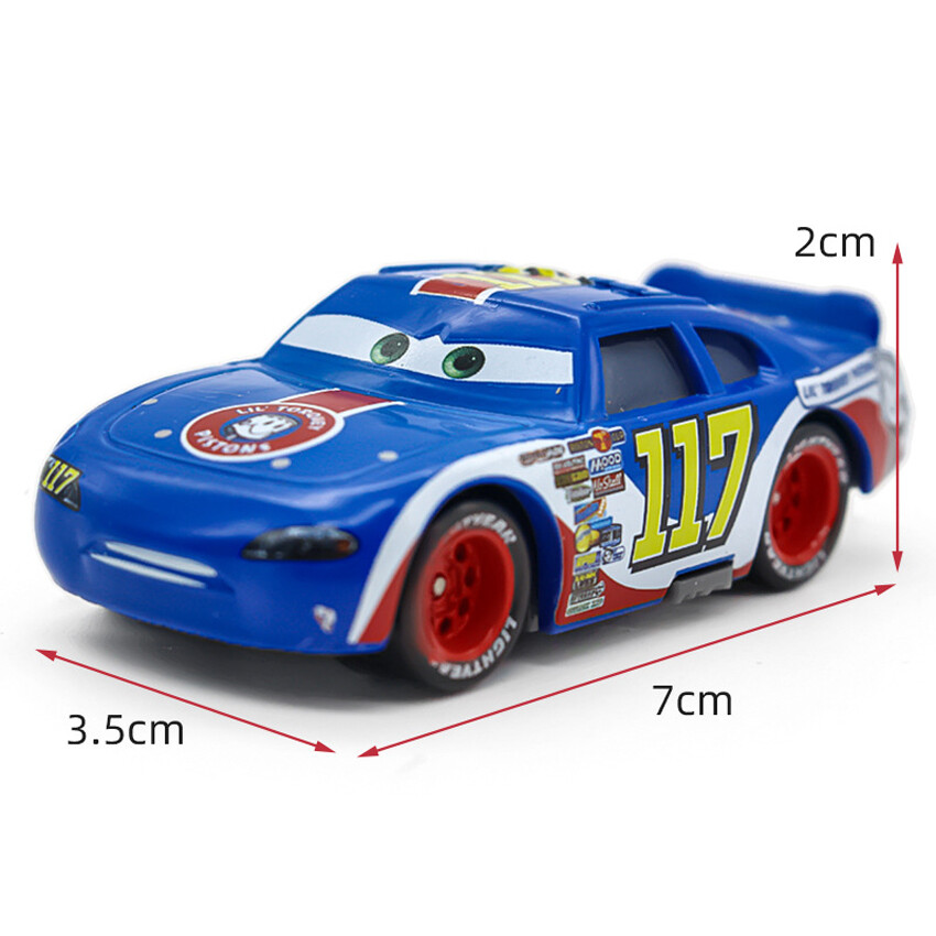 3 Pack Disney Pixar Cars Diecast NO.117 LIL Torquey Pistongs