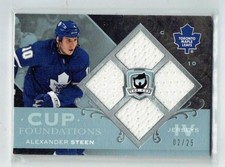 07-08 UD The Cup Foundations  Alexander Steen  /25  Quad Jerseys 