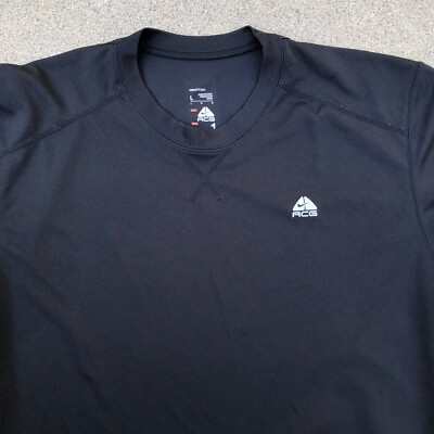トップス Vintage Nike acg Vintage NIKE ACG Base Layer T Shirt Men's LARGE Black