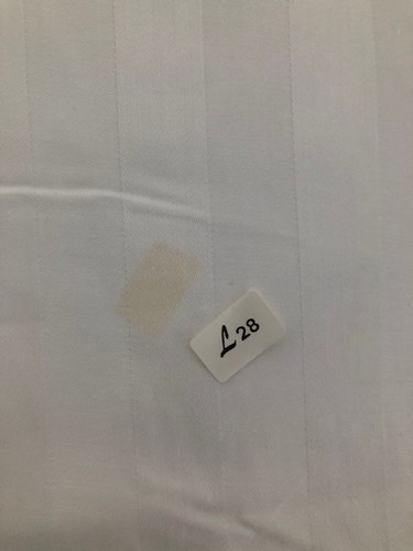 NEW Peacock Alley White on White Stripe Duvet Queen Size - Picture 3 of 5